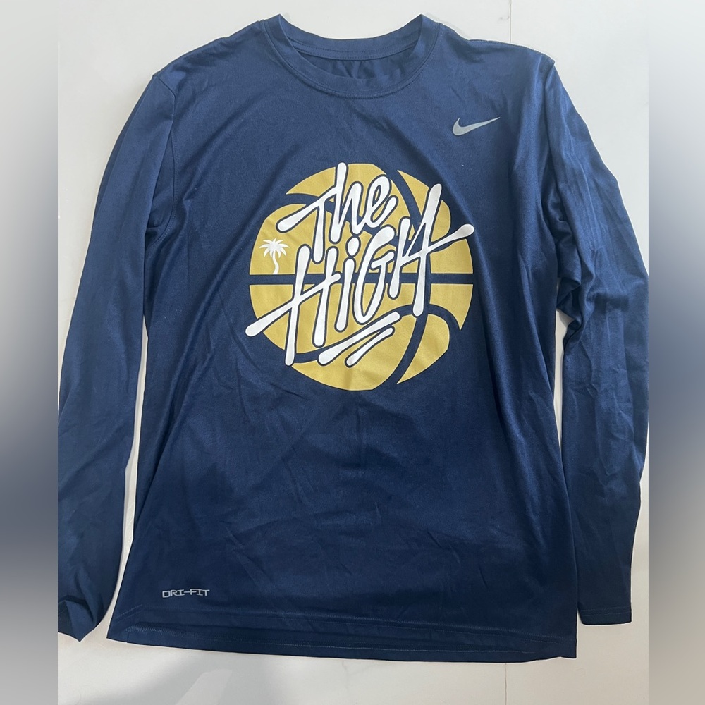 Nike Miami senior high boys basketball long sleeve